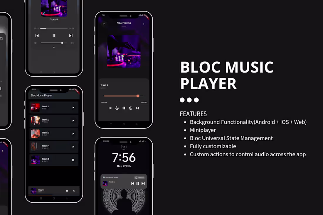 Cover image for Advanced Music Player with Bloc State Management
