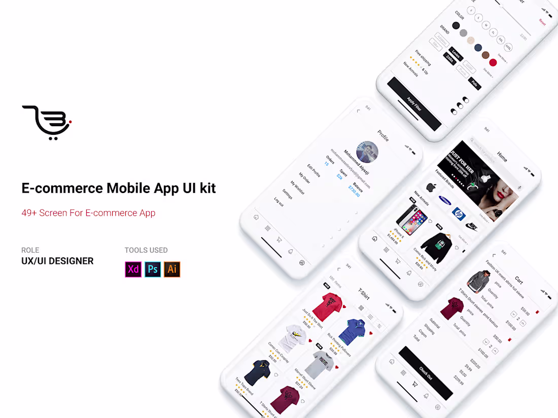 Cover image for Metro Store | E-commerce UI Kit For iOS