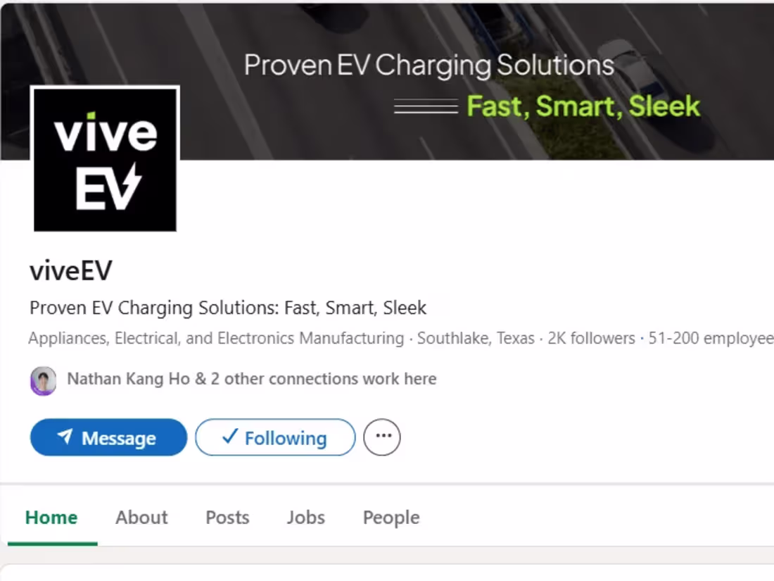 Cover image for viveEV’s LinkedIn Content & B2B Manager