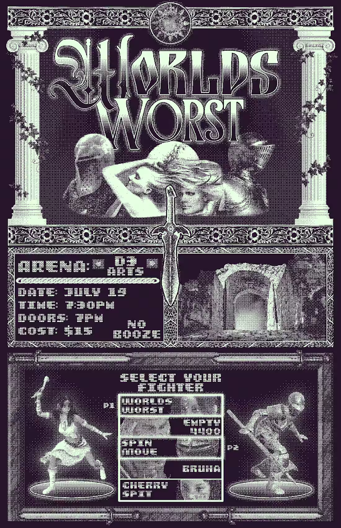 Cover image for Worlds Worst – Video Game–Inspired Show Poster