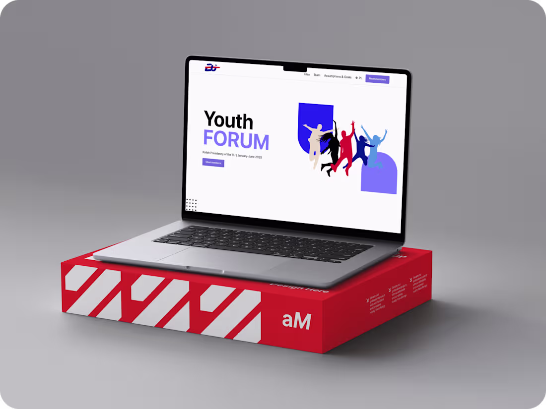Cover image for Youth Forum Landing Page Development