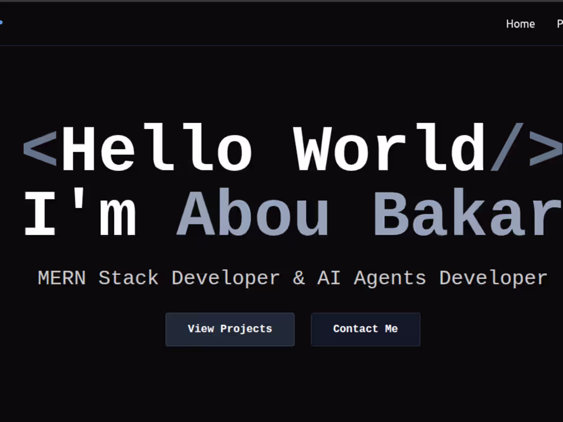 Cover image for Developer Portfolio