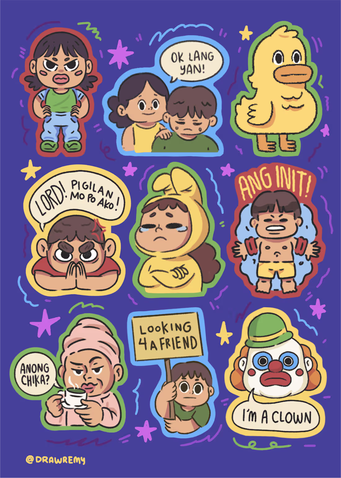 Cover image for Passion Project: Sticker Illustrations 