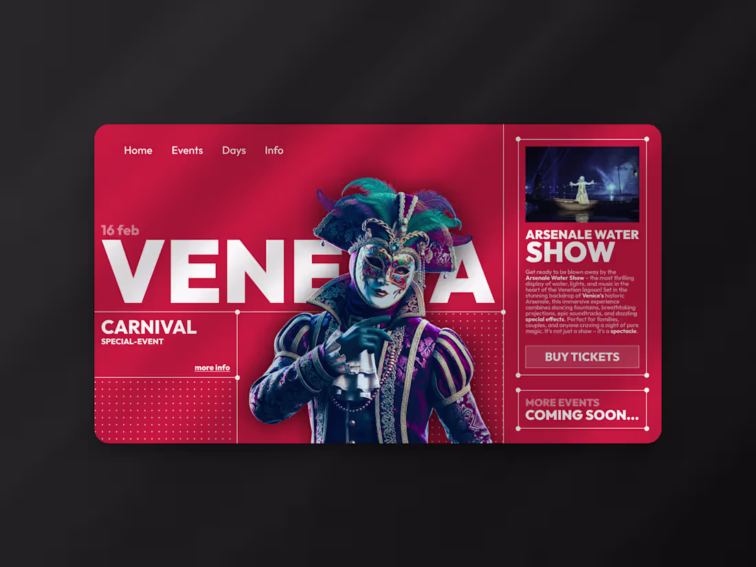 Cover image for Venezia Homepage