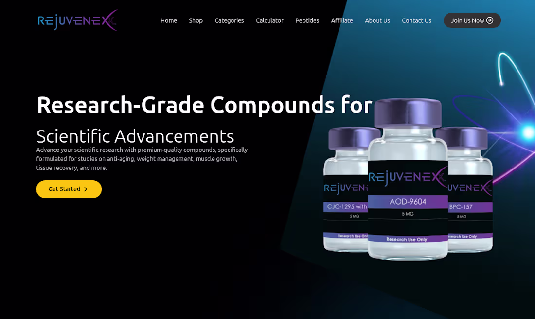 Cover image for Rejuvenex Medicine Company Website
The objective
