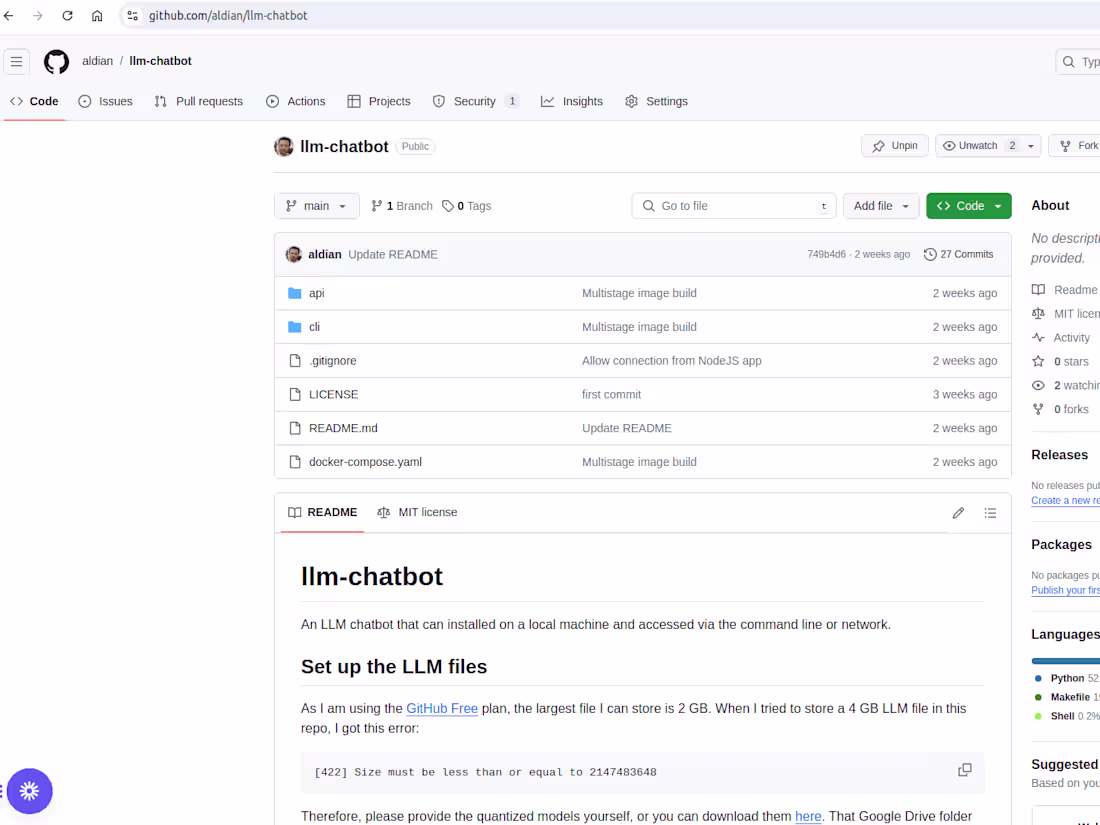 Cover image for LLM Chatbot