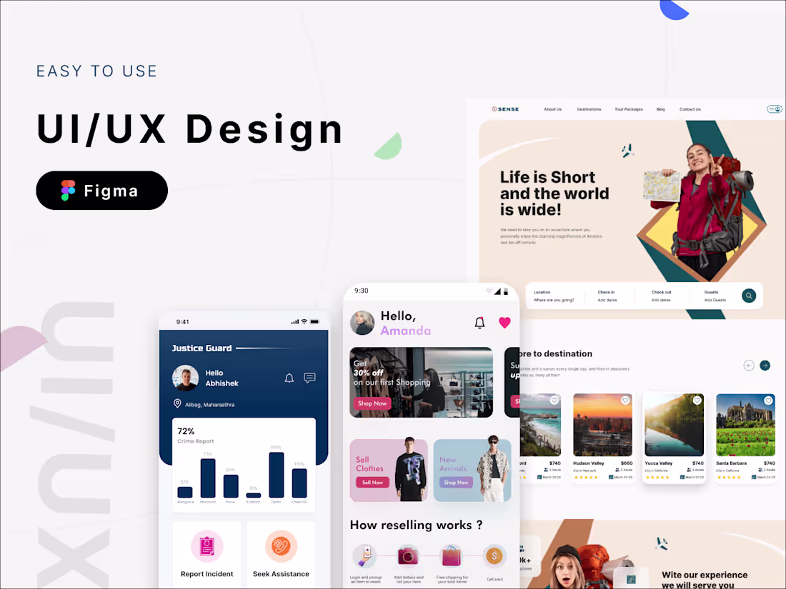 Cover image for I will do Website, App Designs and Dashboard UI UX Design