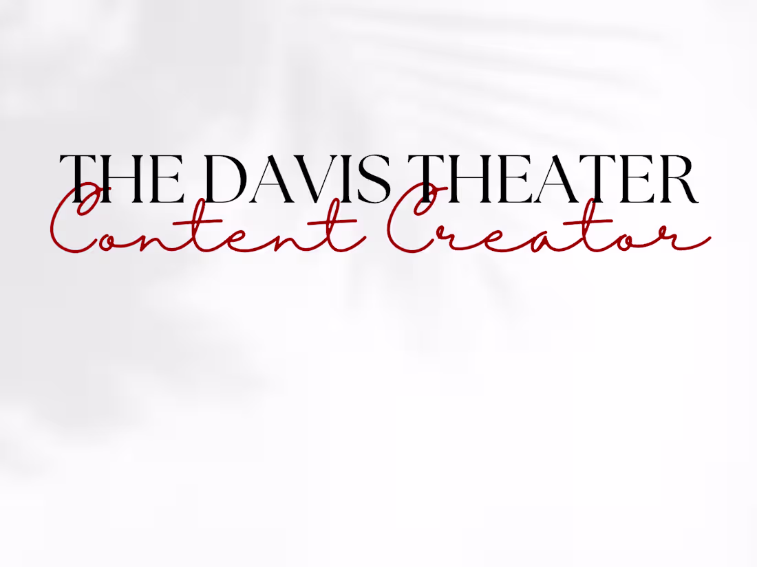 Cover image for The Davis Theater and Sojourn Restaurant