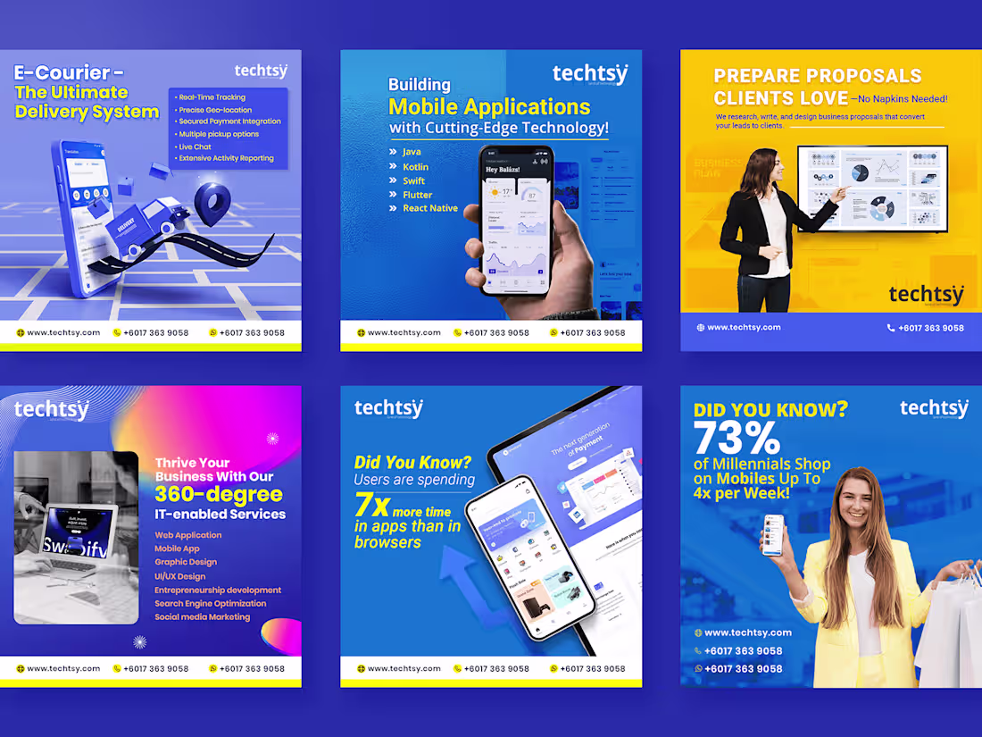 Cover image for 15 Custom Social Media Content Design in 1 week