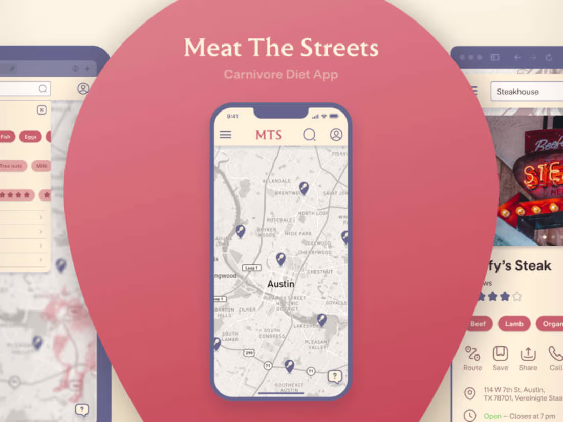 Cover image for Meat The Streets: Carnivore Diet App