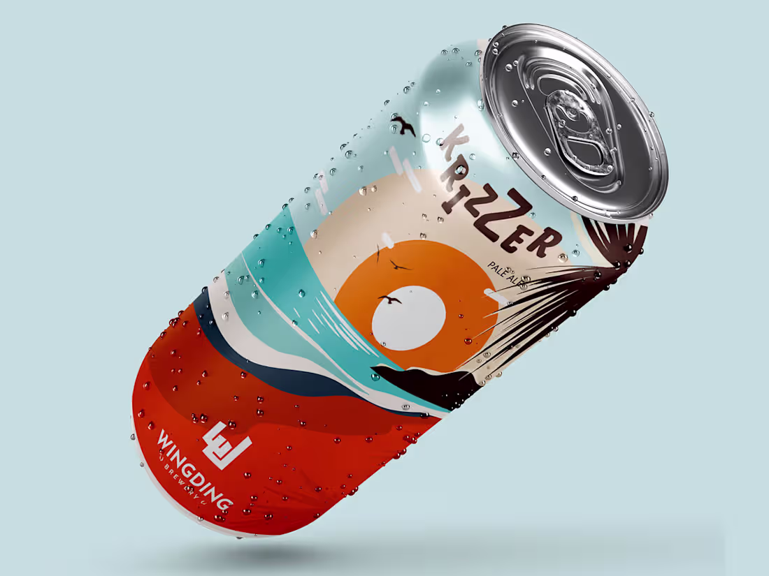 Cover image for WINGDING BEER- Packaging Design