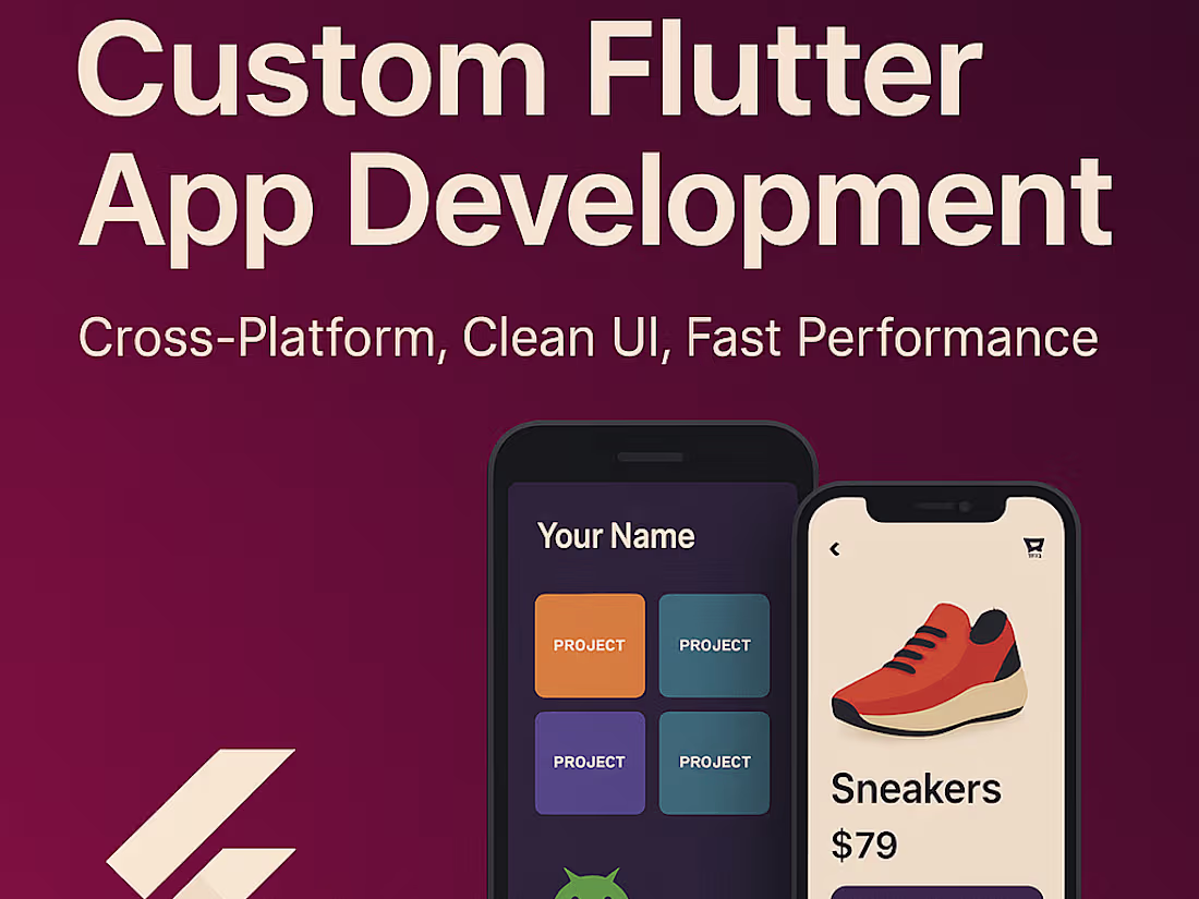 Cover image for Custom Flutter App Development