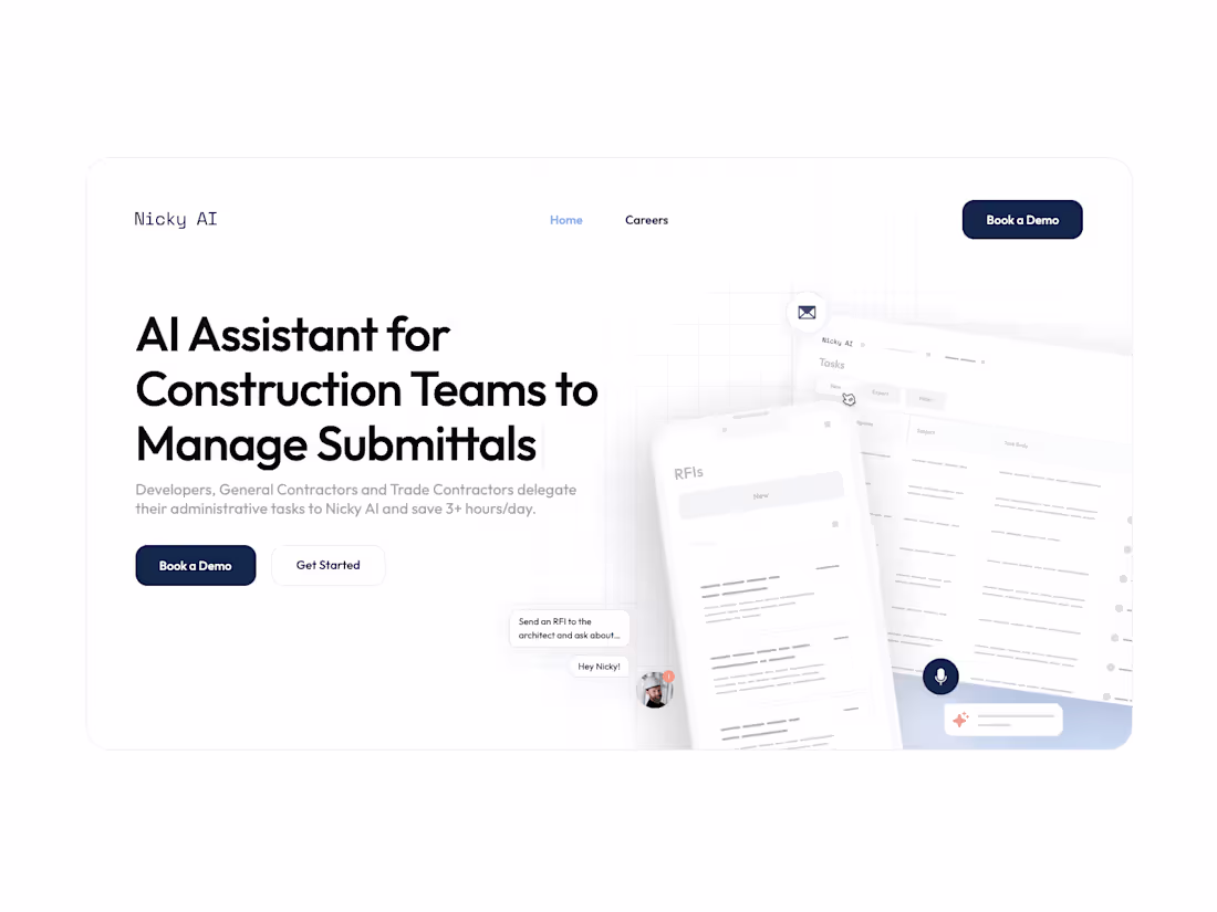 Cover image for Nicky AI — AI Assistant for Construction Teams
