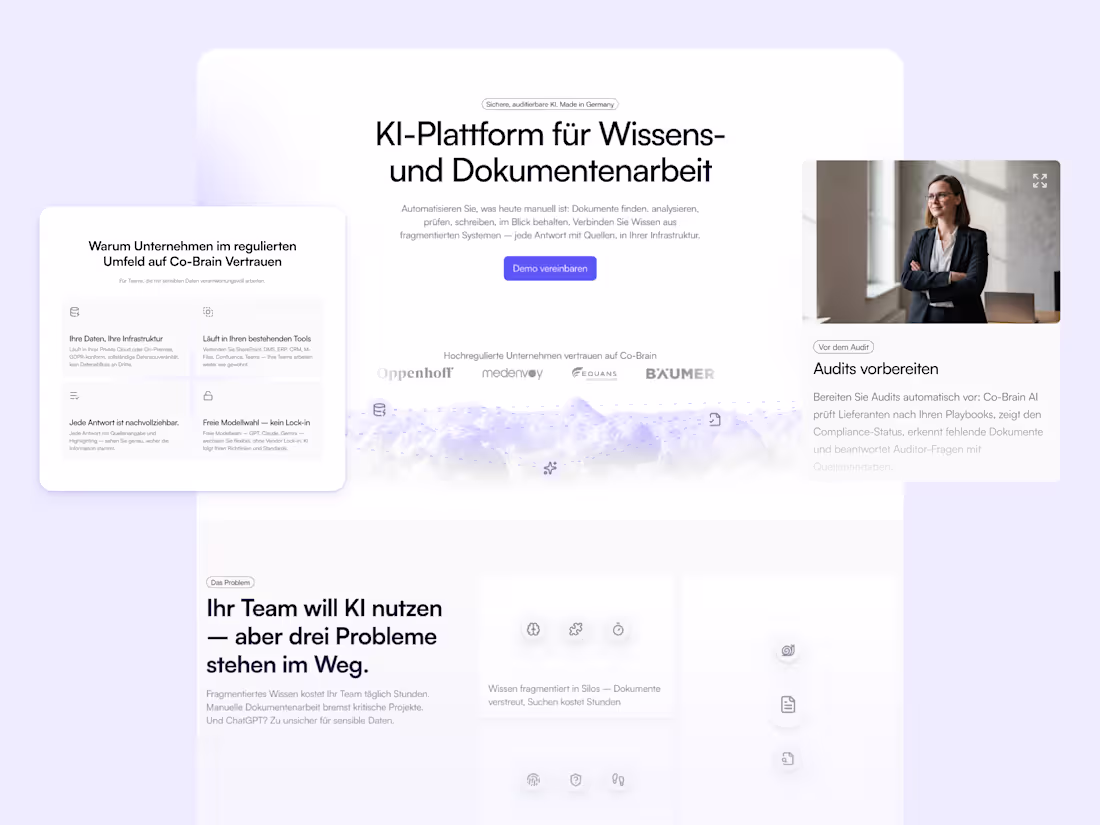 Cover image for Multi-Locale Framer Site for German AI Startup
