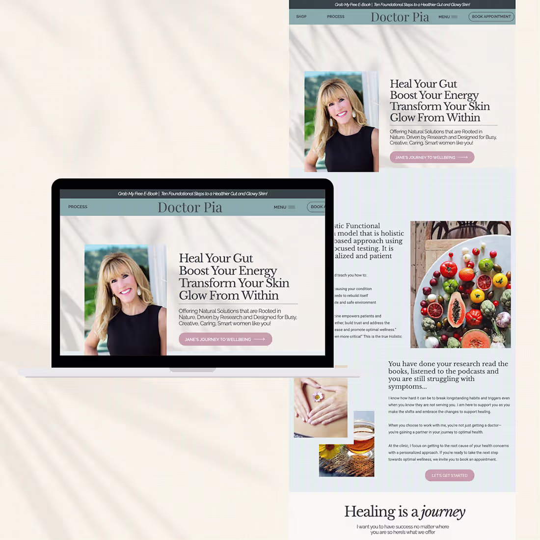 Cover image for Doctor Pia- Wellness Website