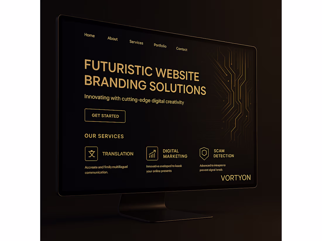 Cover image for Futuristic Website & Branding Solutions for Digital Growth