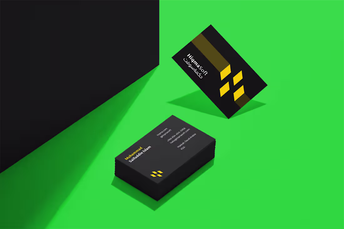 Cover image for HiqmaSoft | Branding on Behance