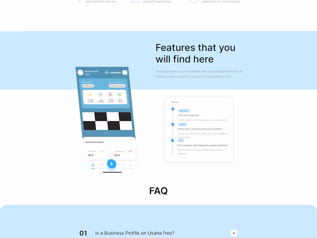 Cover image for Learngo Landing Page Build With Framer