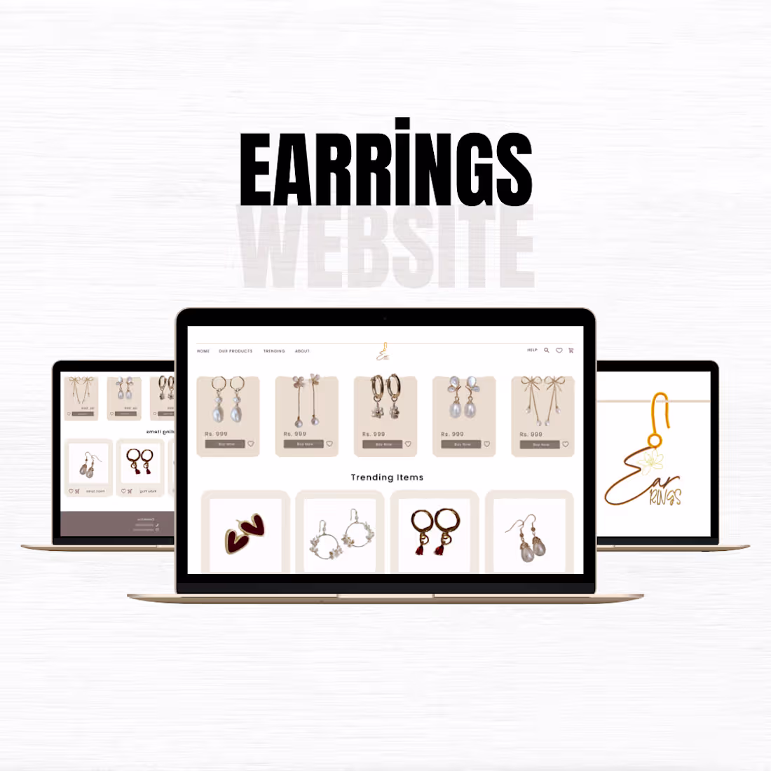 Cover image for Earring: Jewelry E-commerce Website
A modern