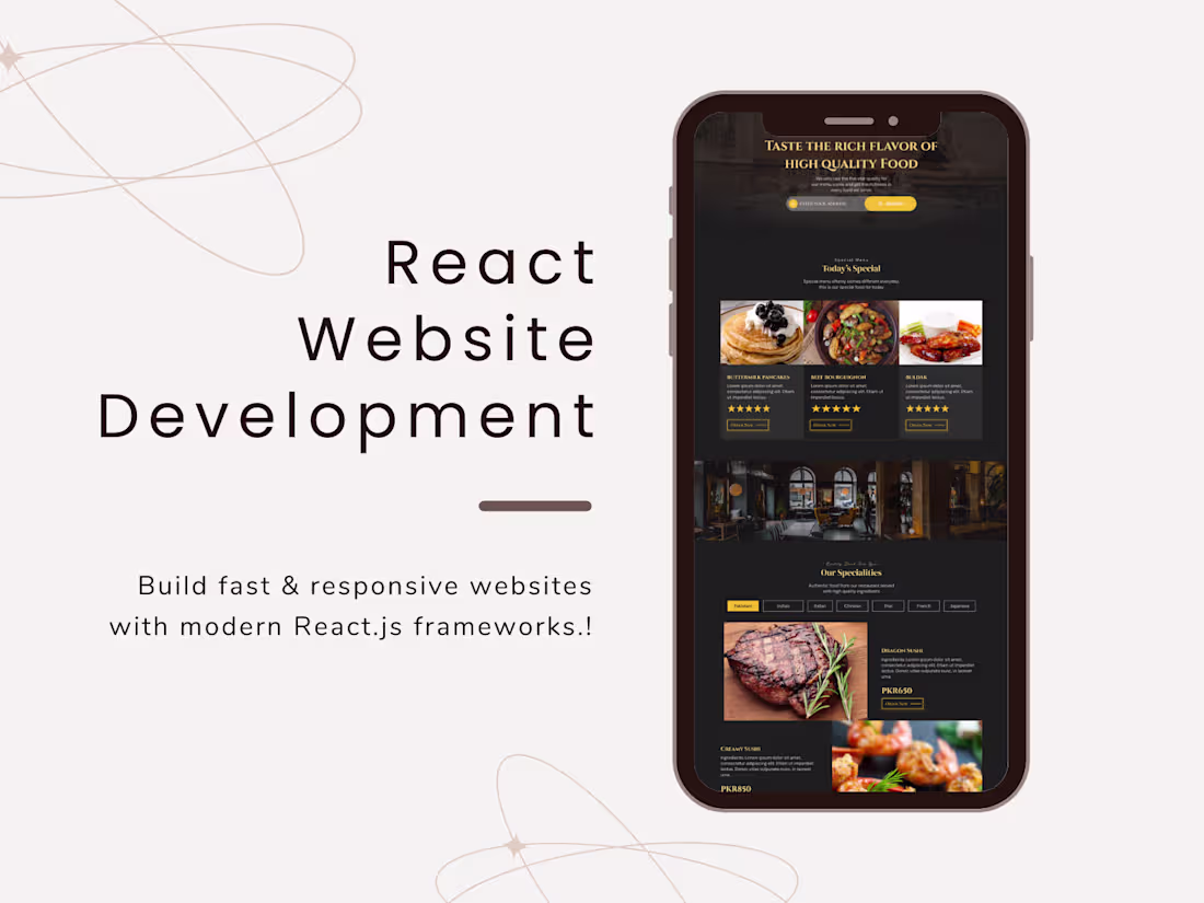 Cover image for Custom Web Apps & Websites | React.js Frontend Development