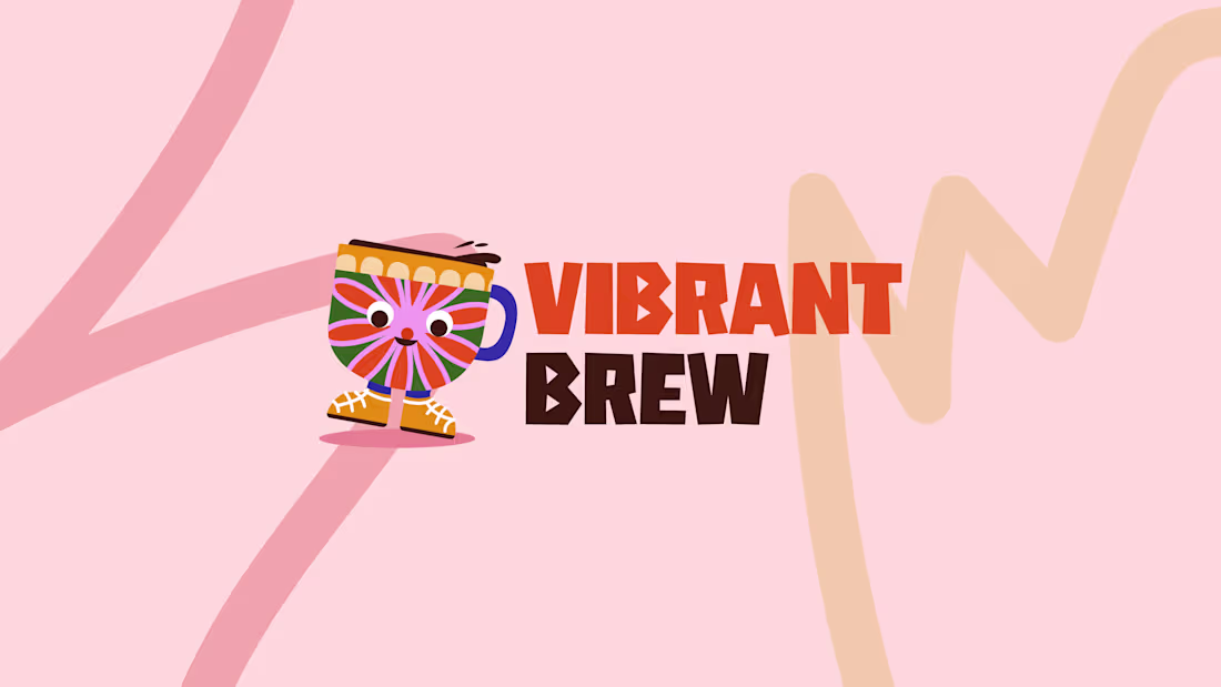 Cover image for Vibrant Brew Brand Identity Project