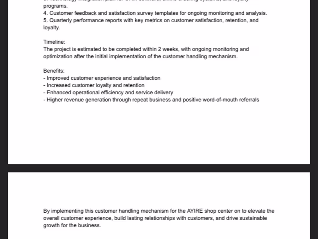 Cover image for Customer Handling Mechanism for �‘AYIRE’ Coffee Shop Center.
