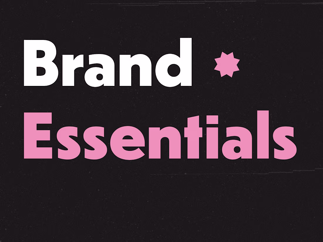 Cover image for Brand Essentials [design sprint 🚀]