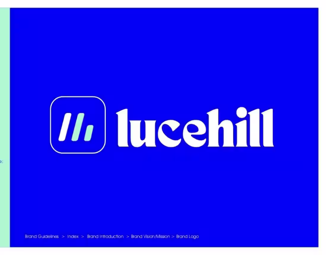 Cover image for Lucehill Logo & Brand Identity Guide