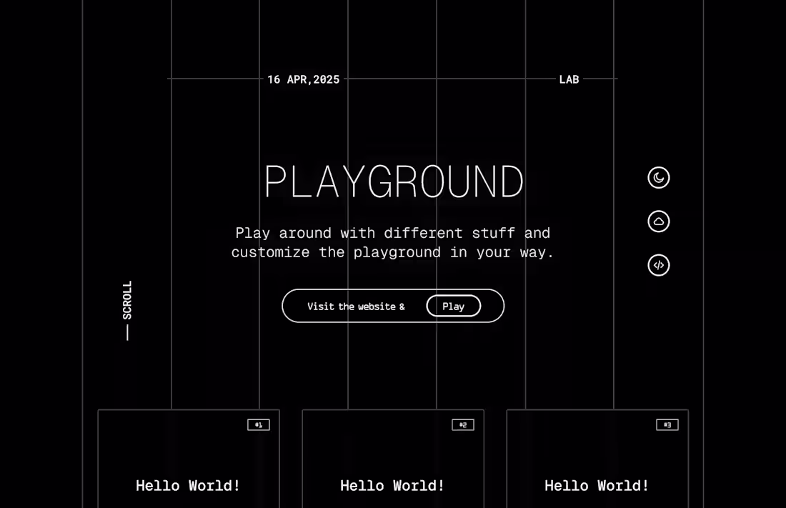 Cover image for Playground concept