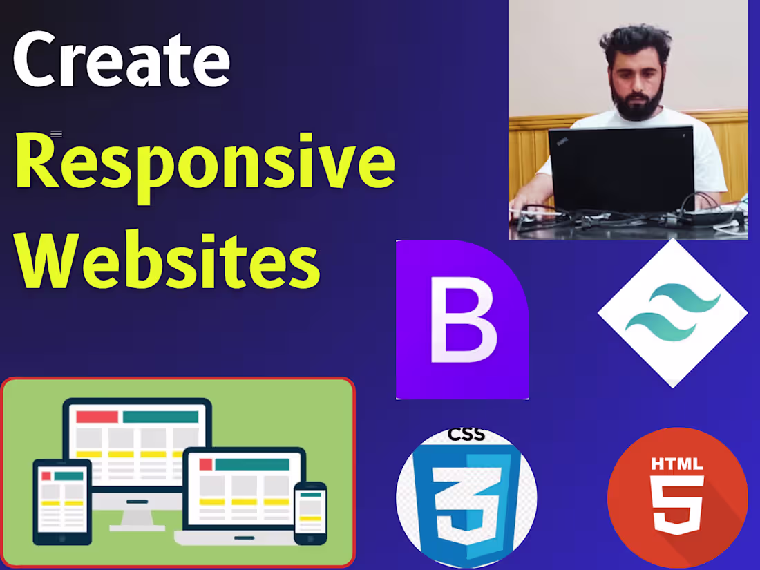 Cover image for I will create Responsive website using Bootstrap