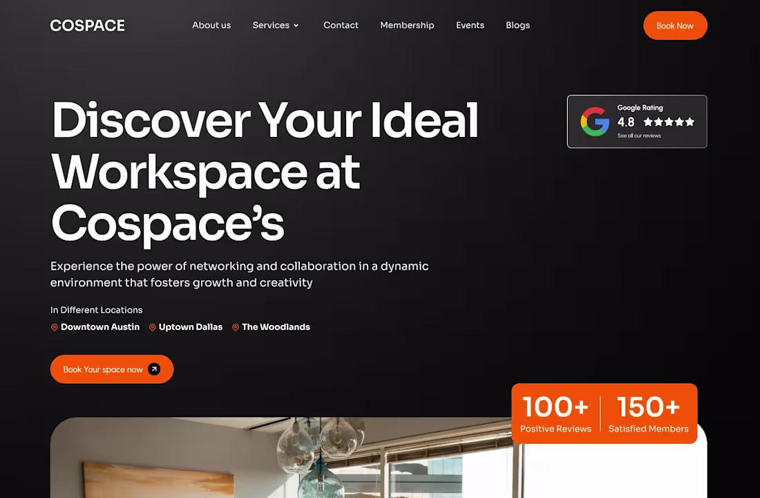 Cover image for Cospace - A Coworking Space