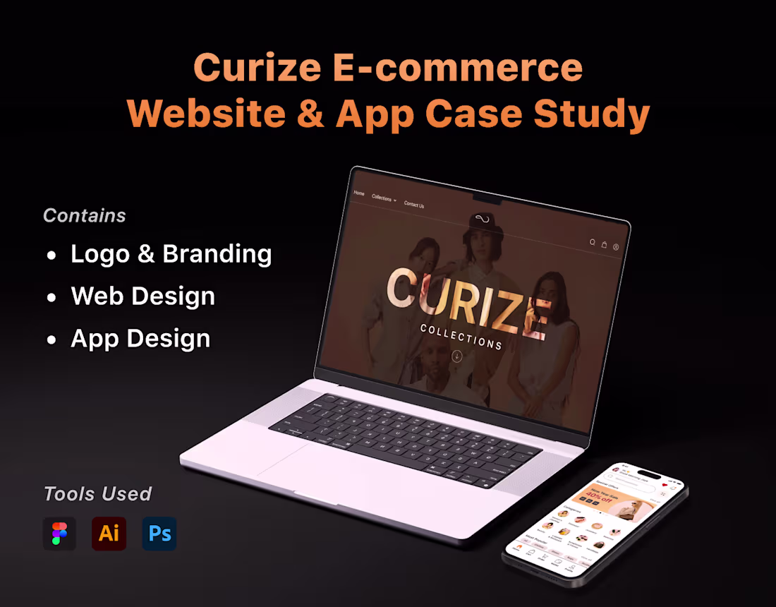 Cover image for Detailed Case Study in Logo, Branding, Web, & App