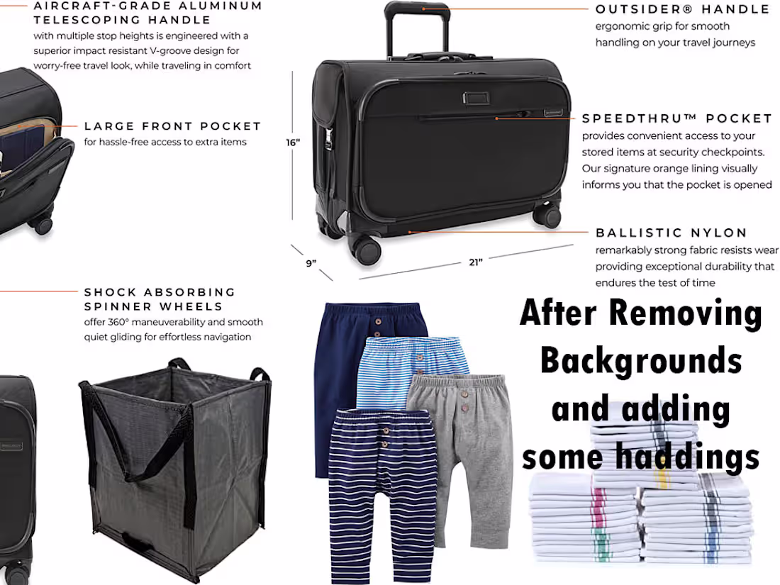 Cover image for I will professionally remove backgrounds from your products.