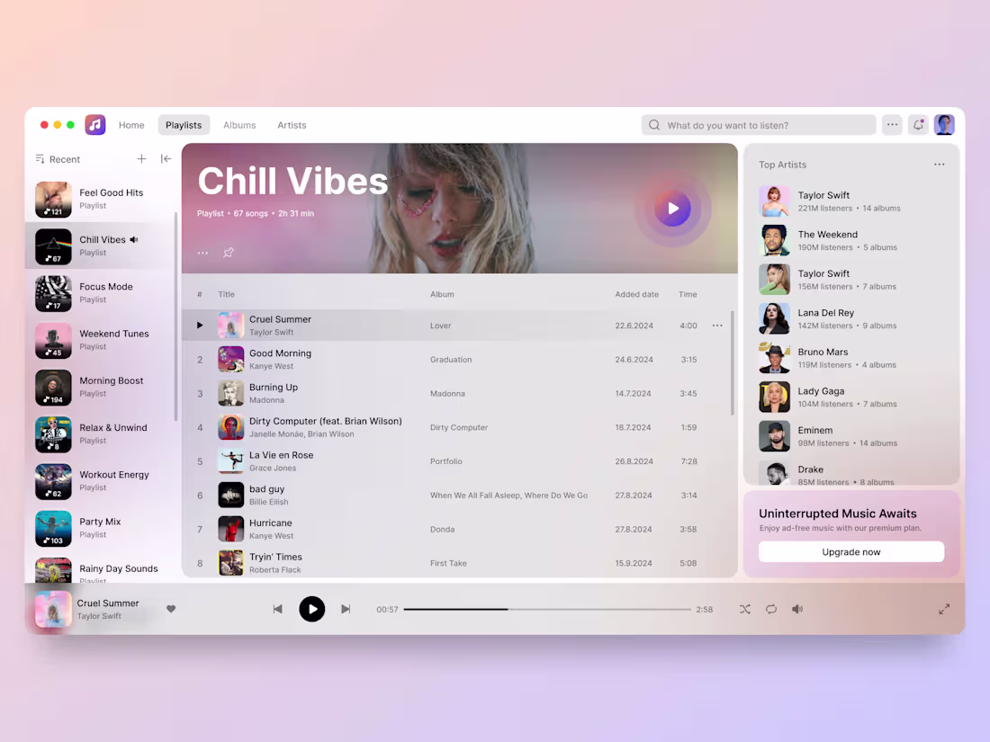 Cover image for Music Desktop App for macOS