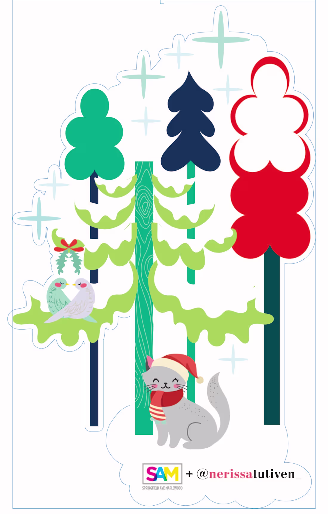 Cover image for "Smitten Holiday", Winter Wonderland.