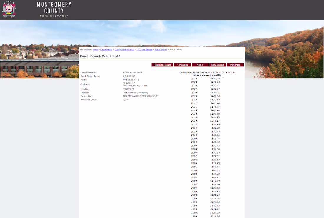 Cover image for Built a Python automation to scrape parcel-wise tax, lien, a...