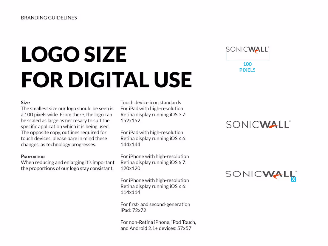 Cover image for Brand Identity Design for SonicWall