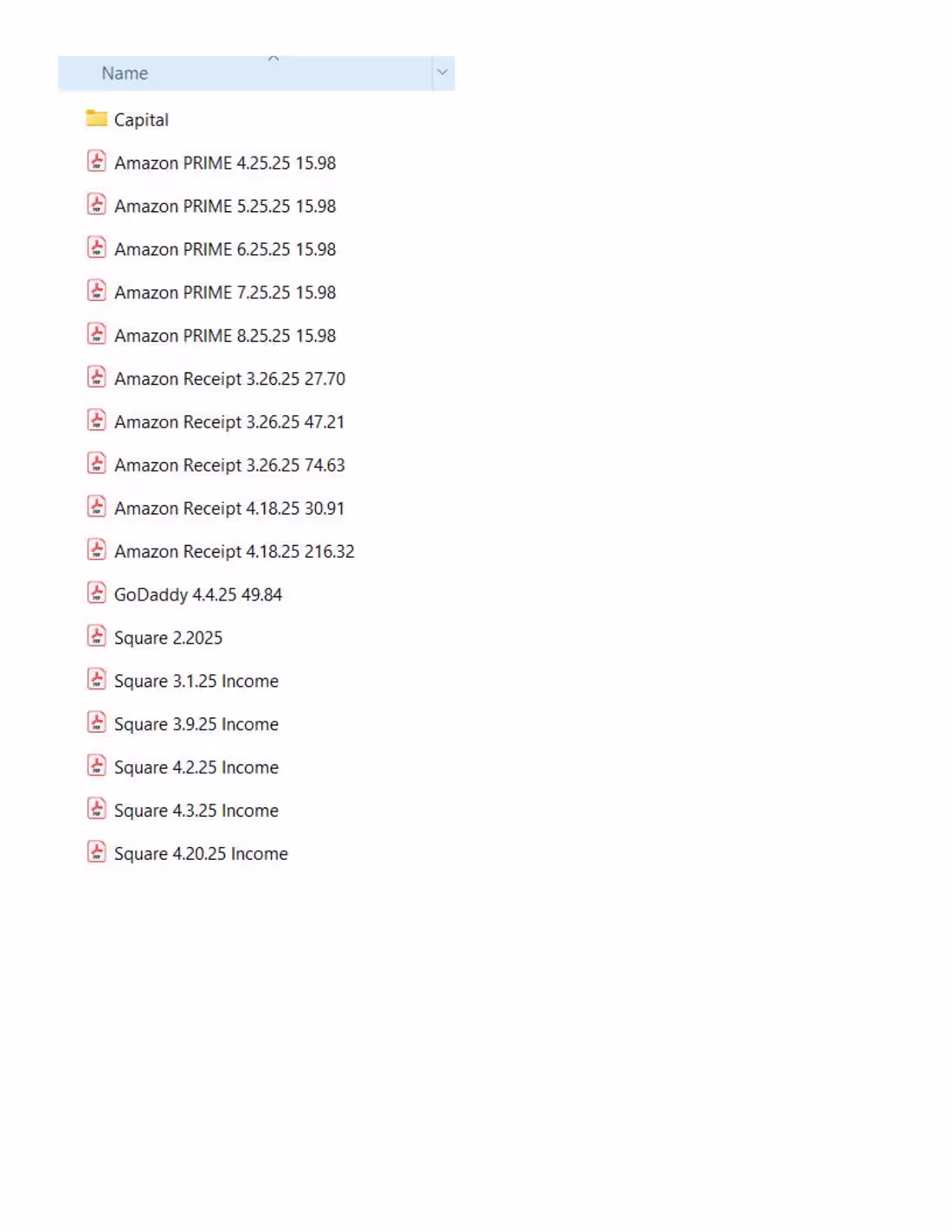 Cover image for Organizing Receipts