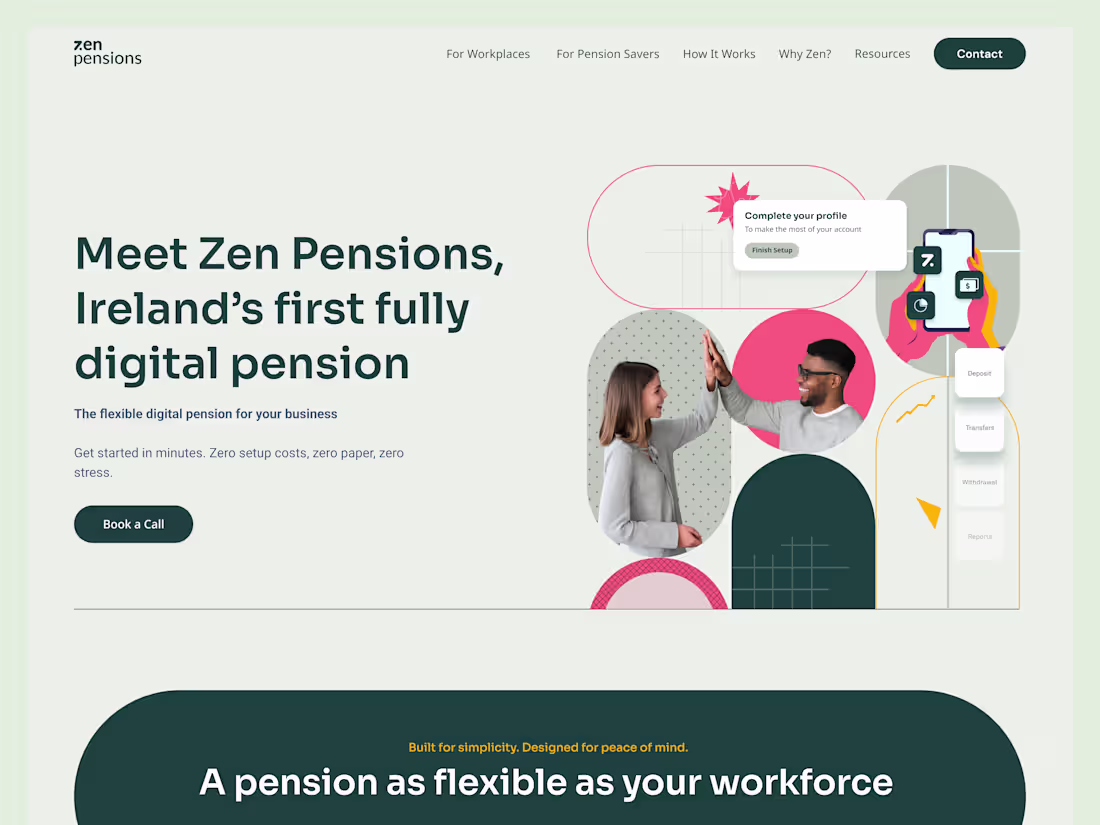 Cover image for ZenPensions | First Fully Digital Pension