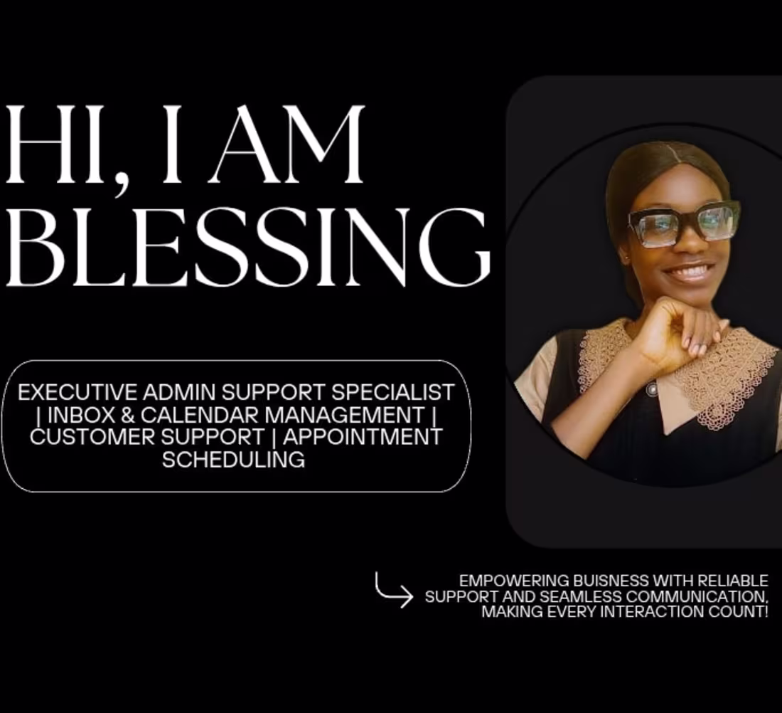 Cover image for Executive & Administrative Support Portfolio