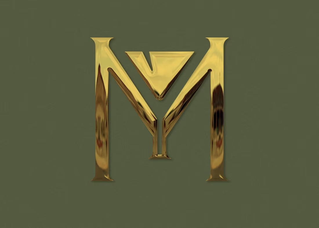 Cover image for Mocktail Munch – Minimalist Logo Design with Negative Space