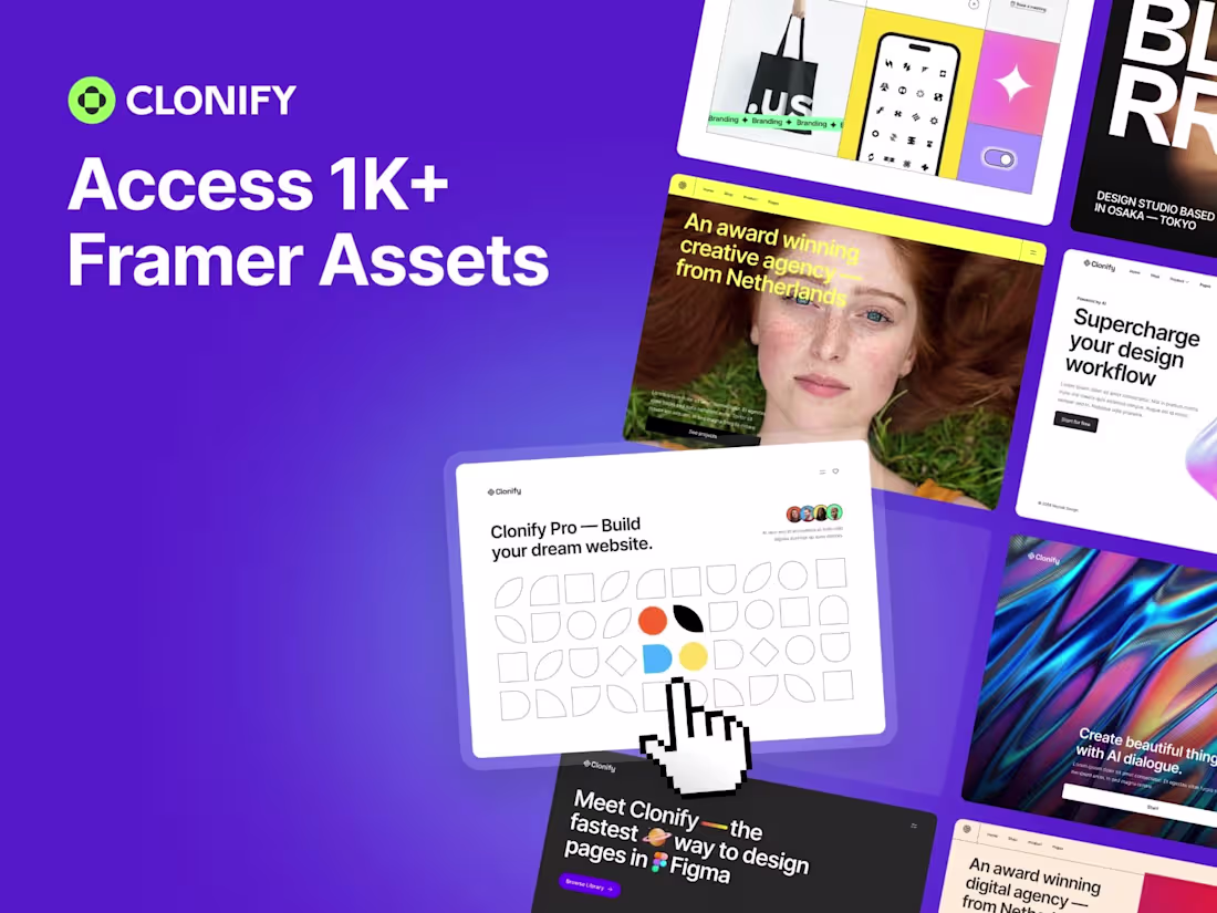 Cover image for Clonify Figma Library & Plugin