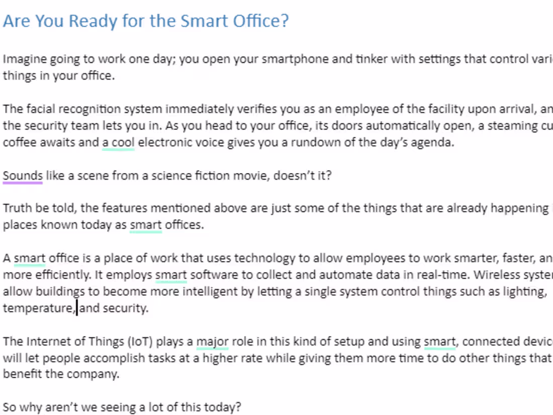 Cover image for Smart Office.docx
