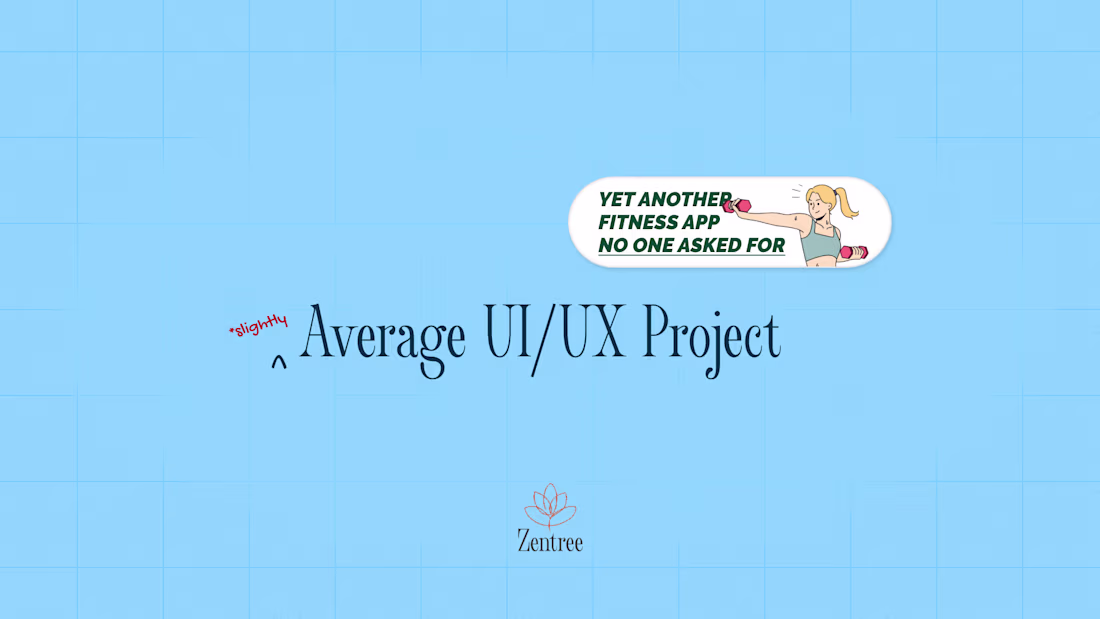 Cover image for *Slightly* Average UI/UX Project - Fitness App