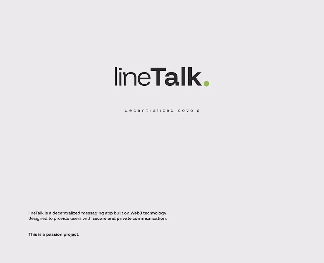 Cover image for lineTalk Visual Identity | Web 3