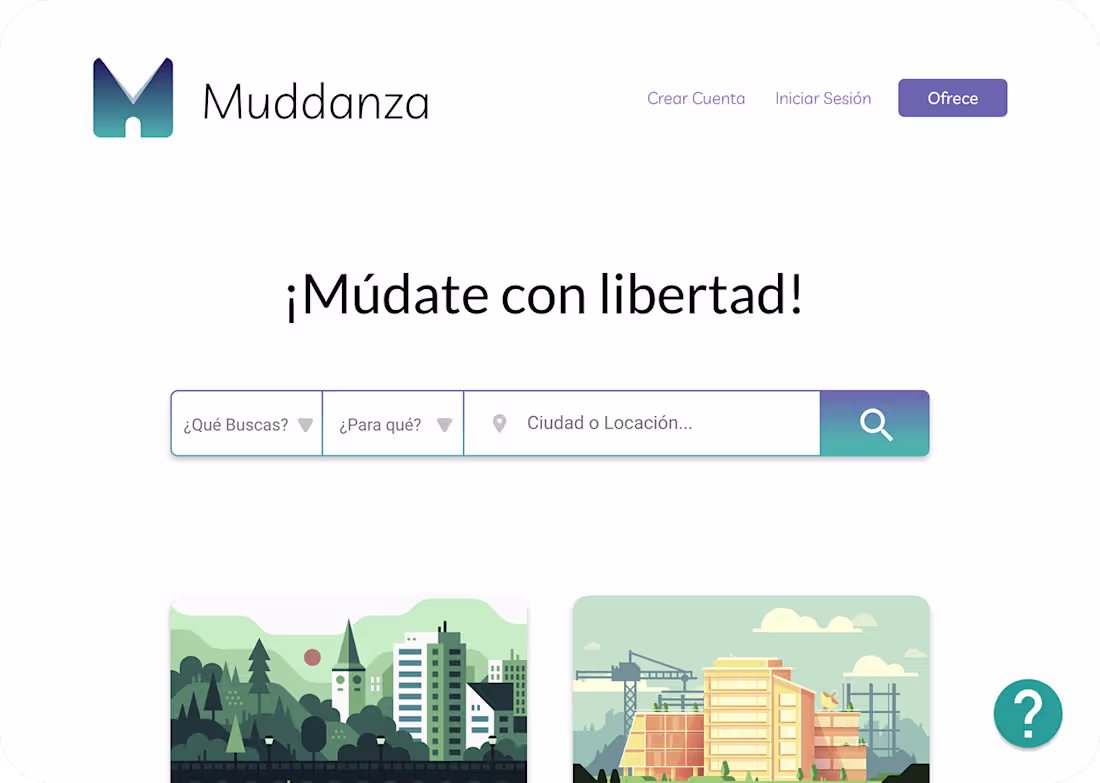 Cover image for Muddanza :: UI Design Website