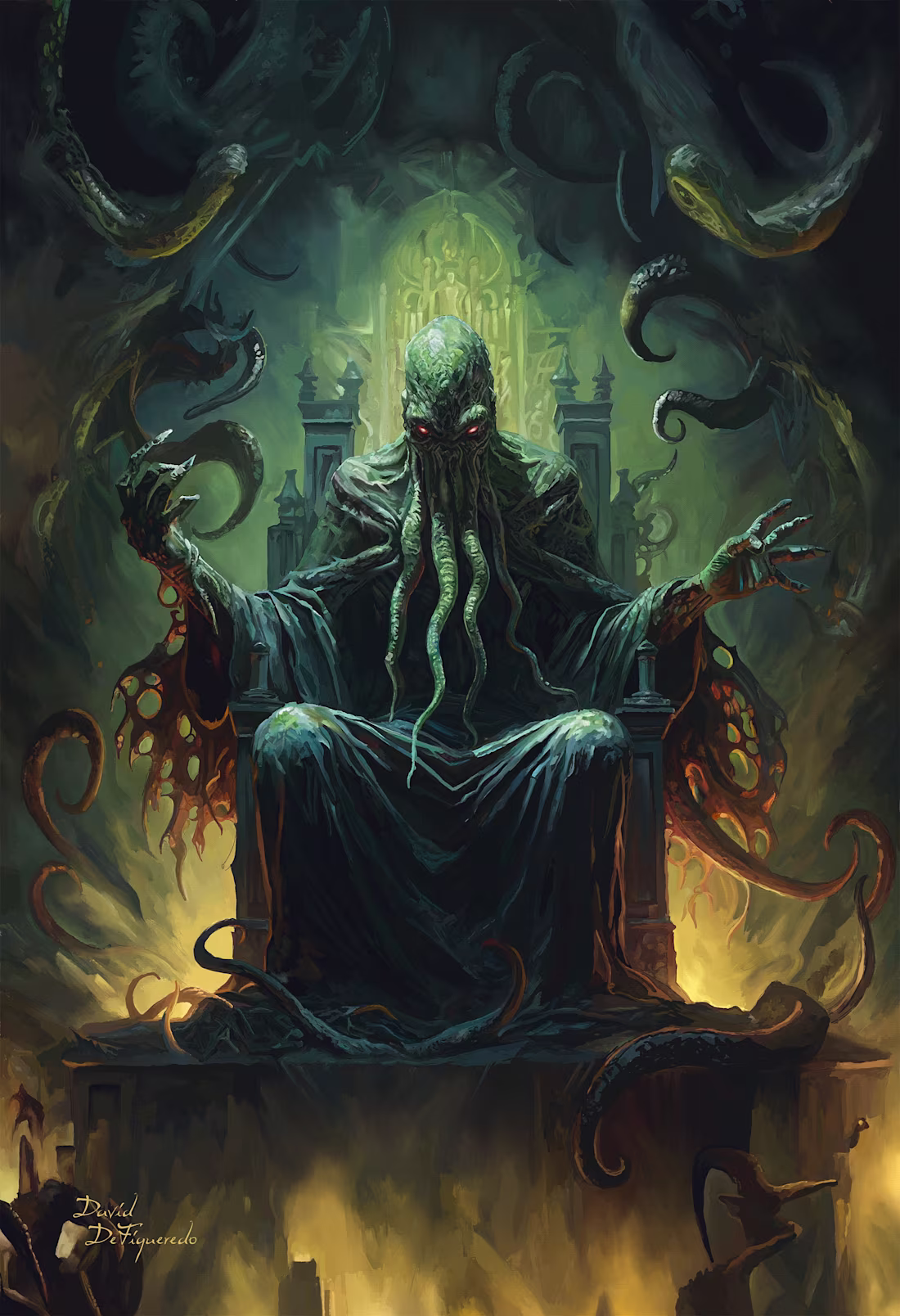 Cover image for Dark art and Horror book covers