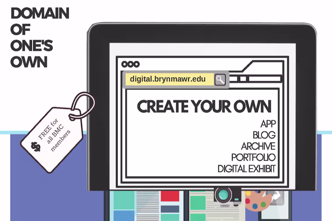 Cover image for LITS Domain of One's Own Postcard