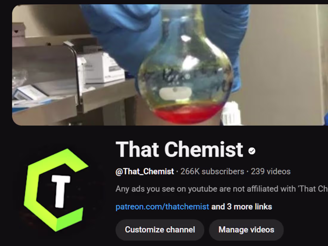 Cover image for Organic Chemistry YouTube Content Creation