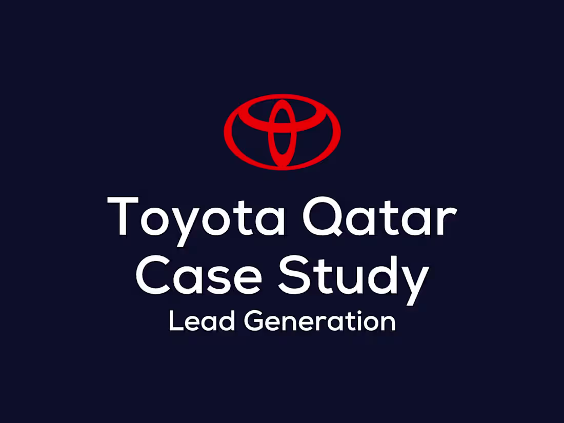 Cover image for Toyota's Ramadan Lead Campaign